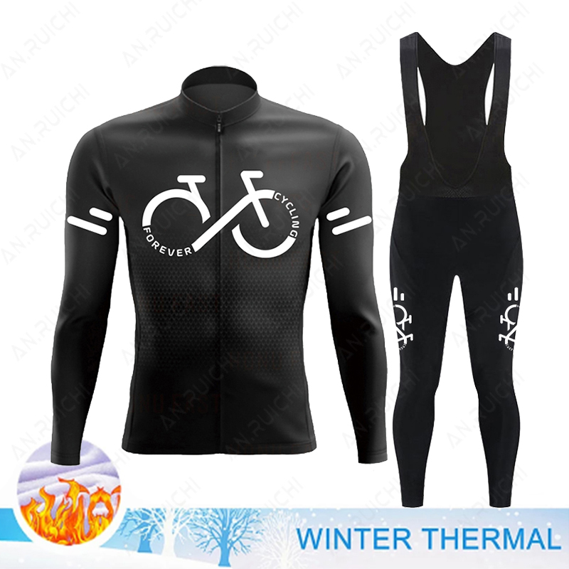 2023 Winter Thermal Fleece Cyc - đánh giá và giá Cycling Gear Jersey